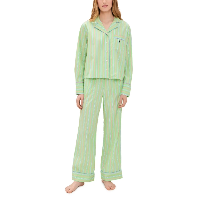 Polo Ralph Lauren Pajama Set Sunday Stripe L