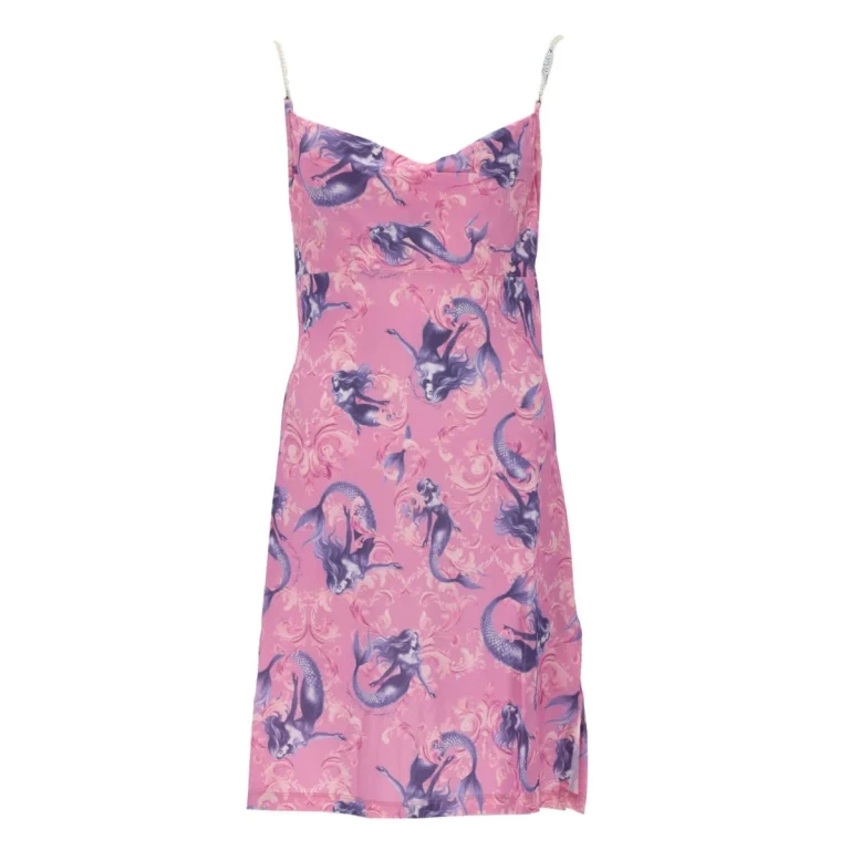 Vestido mini de jersey de viscose VERSACE JEANS COUTURE