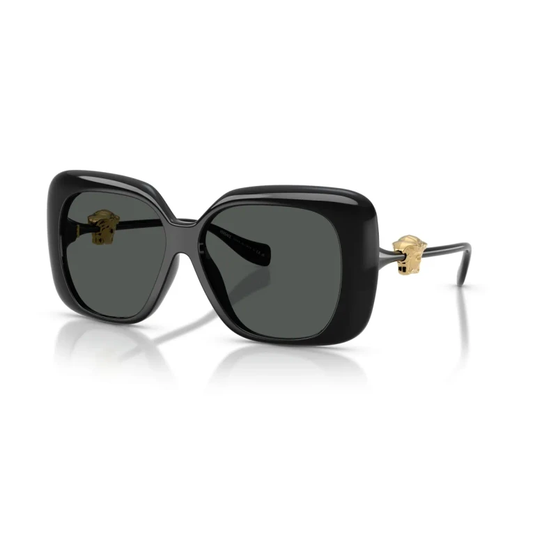 Versace Grey Square Ladies Sunglasses VE4499U GB1/87 57