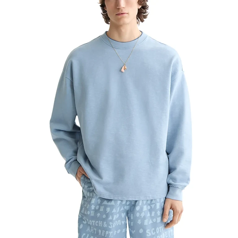 Scotch & Soda 3 Crosses Garment-Dyed Sweatshirt