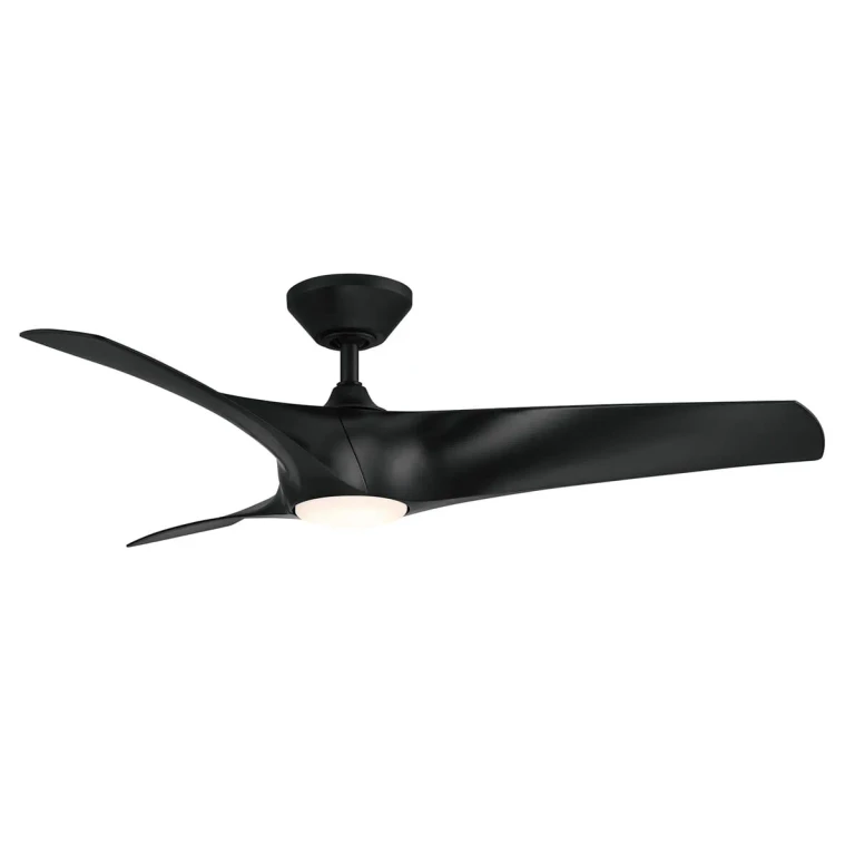 Modern Forms Zephyr 52" Indoor/Outdoor Ceiling Fan in Matte Black