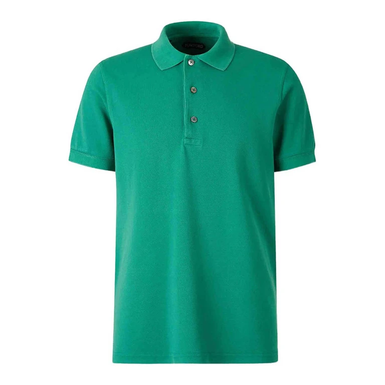 Tom Ford Ribbed Short-sleeve Polo Shirt