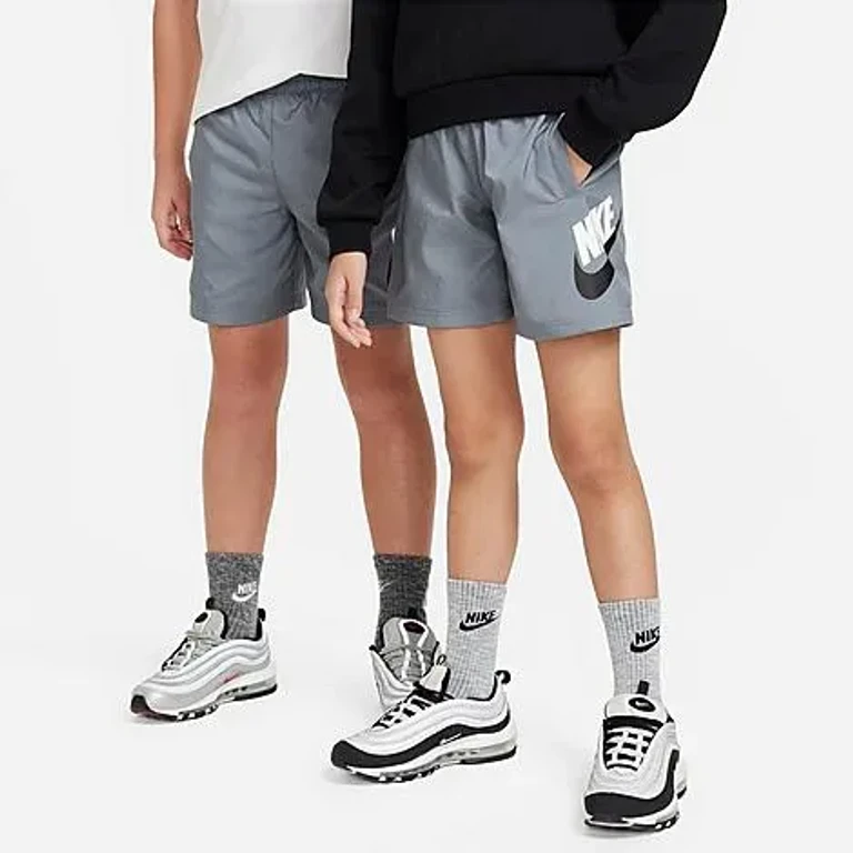 Nike Big Kids Woven Shorts in Black Size: XS