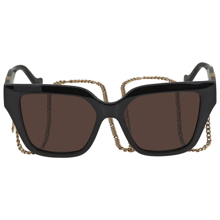 Gucci Brown Cat Eye Ladies Sunglasses GG1023S 005 54