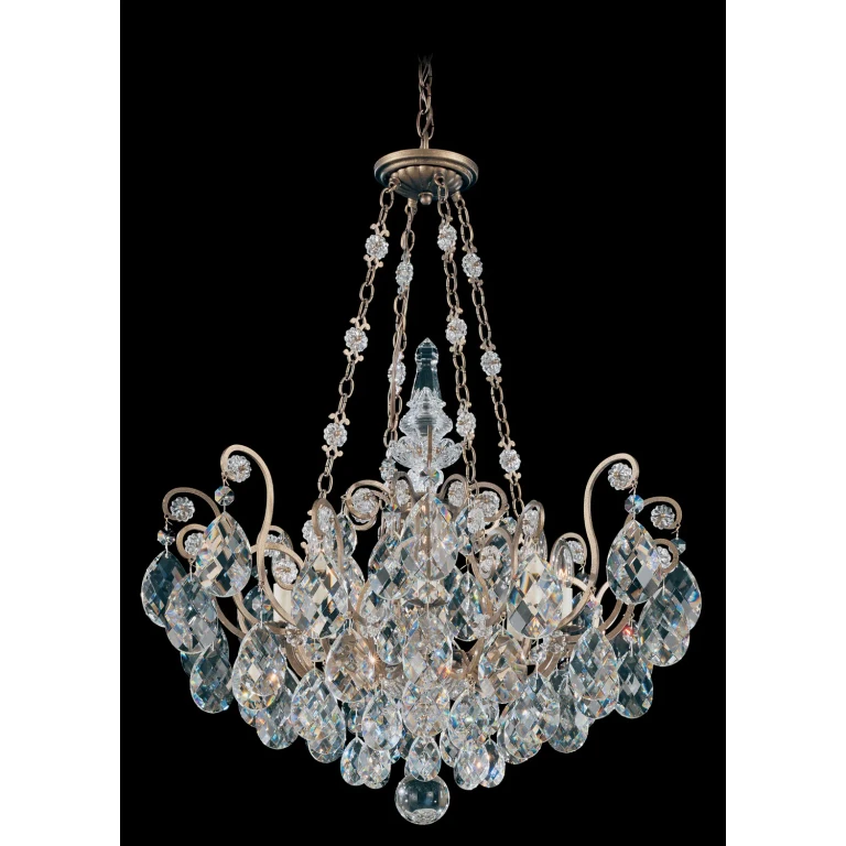 Renaissance 8-Light Pendant in Antique Silver