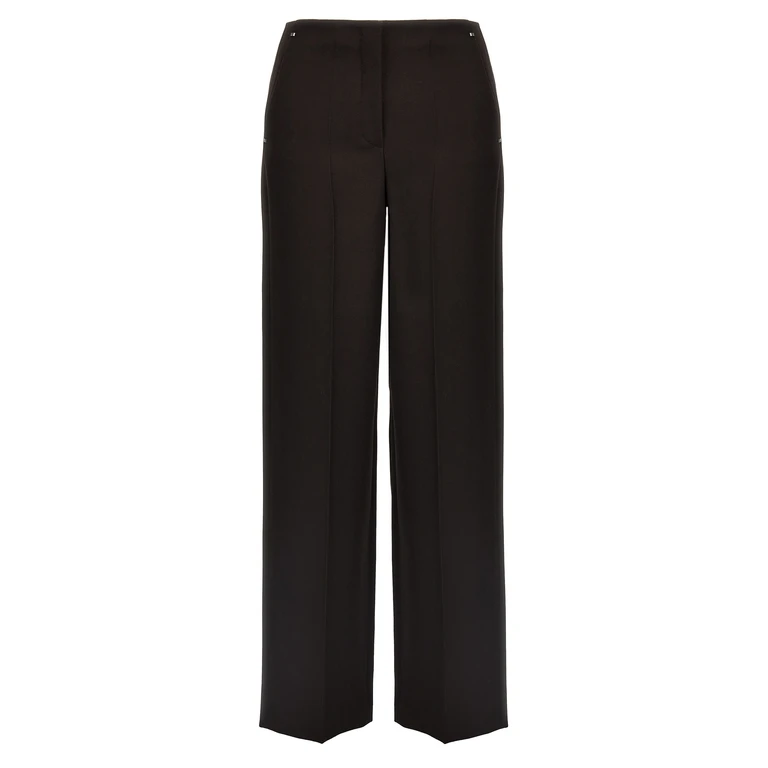wijnkleurige broek