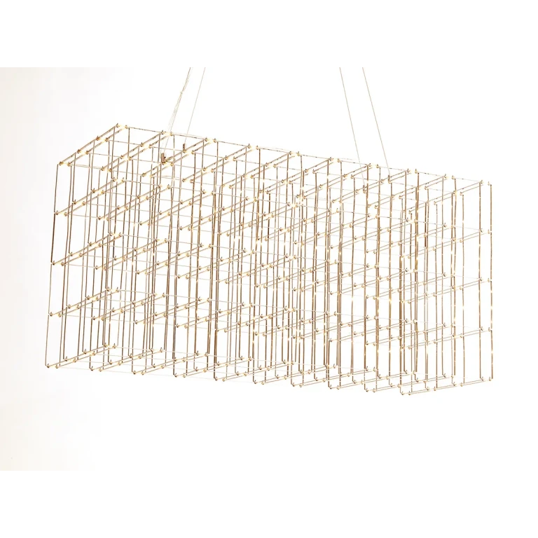 Argyle Ave. 200-Light LED Chandelier in Gold