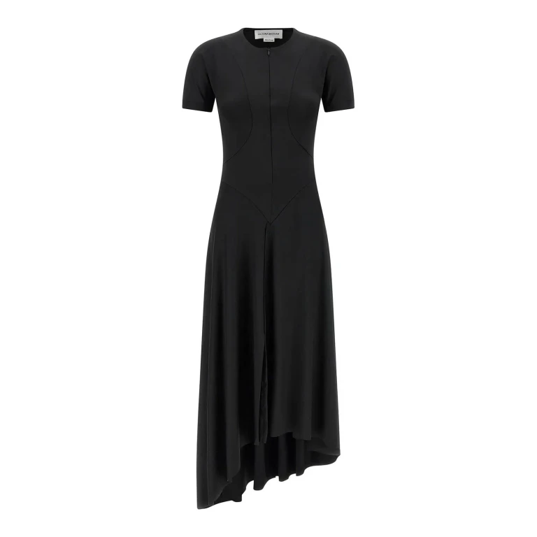 Victoria Beckham Robe Au Genou - Noir