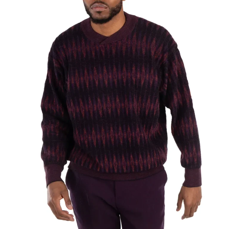 Emporio Armani Alpaca And Mohair Blend Jumper