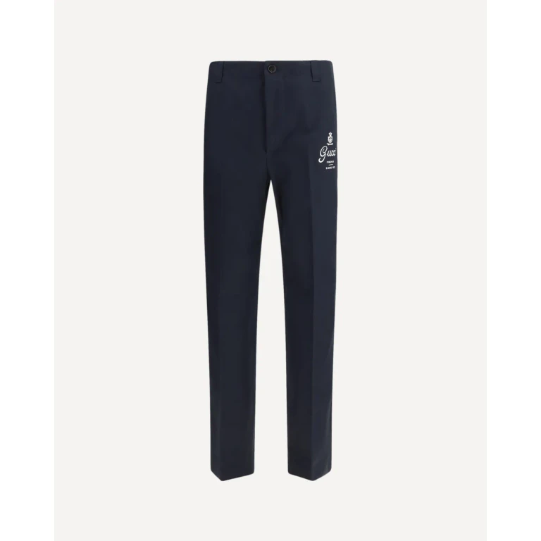 GUCCI Compact cotton twill Pants Male 48