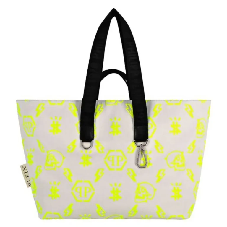 Philipp Plein Monogram Print Nylon Tote Bag