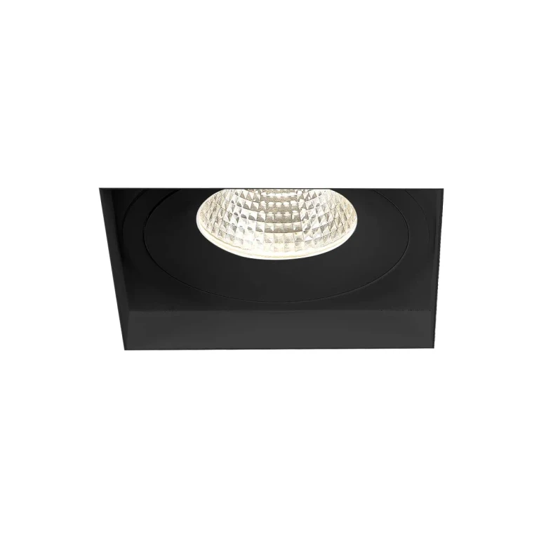Black One Light Downlight from the Amigo Collection