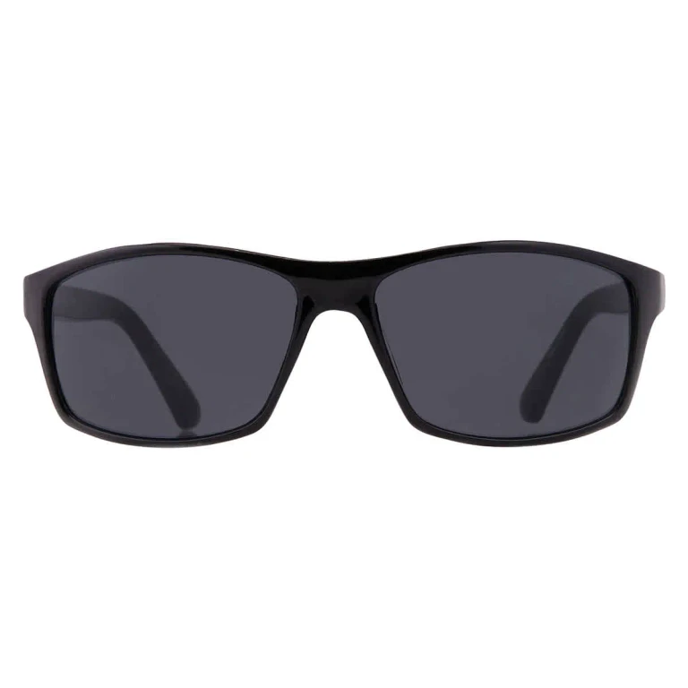 Kenneth Cole Smoke Rectangular Mens Sunglasses KC1384 01A 61