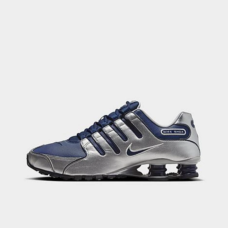 Nike 男士 Shox NZ 休闲鞋 Dark Grey/Metallic Iron Ore
