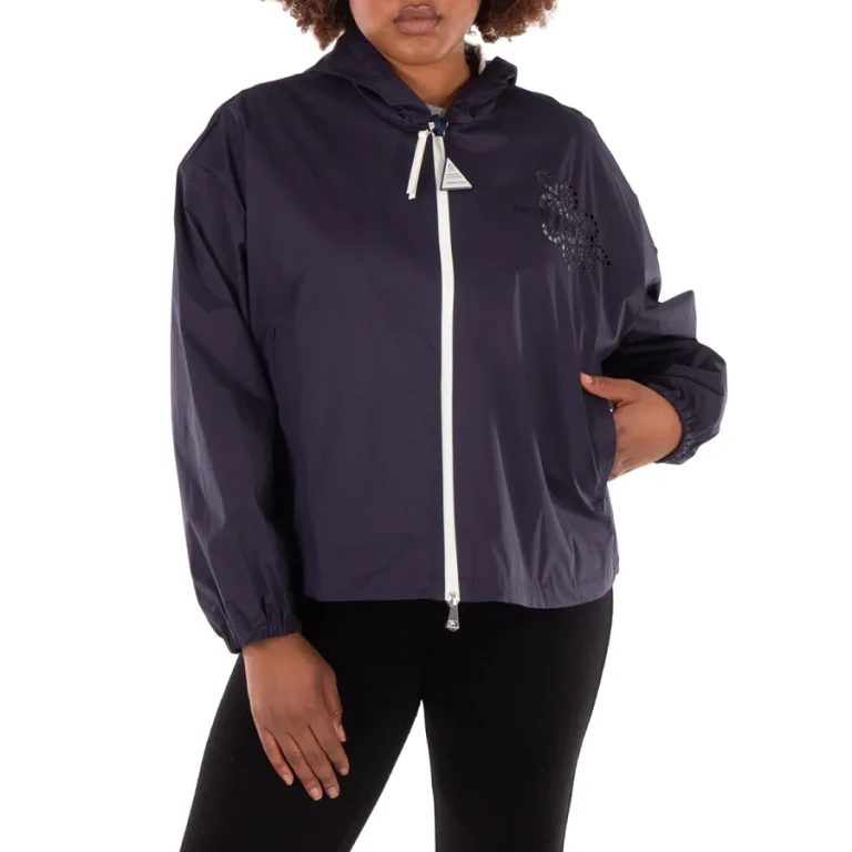 Moncler Drawstring Hood Long Sleeve Jacket