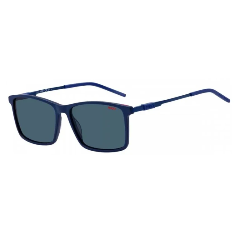 Hugo Boss Blue Rectangular Mens Sunglasses HG 1099/S 0FLL/KU 57