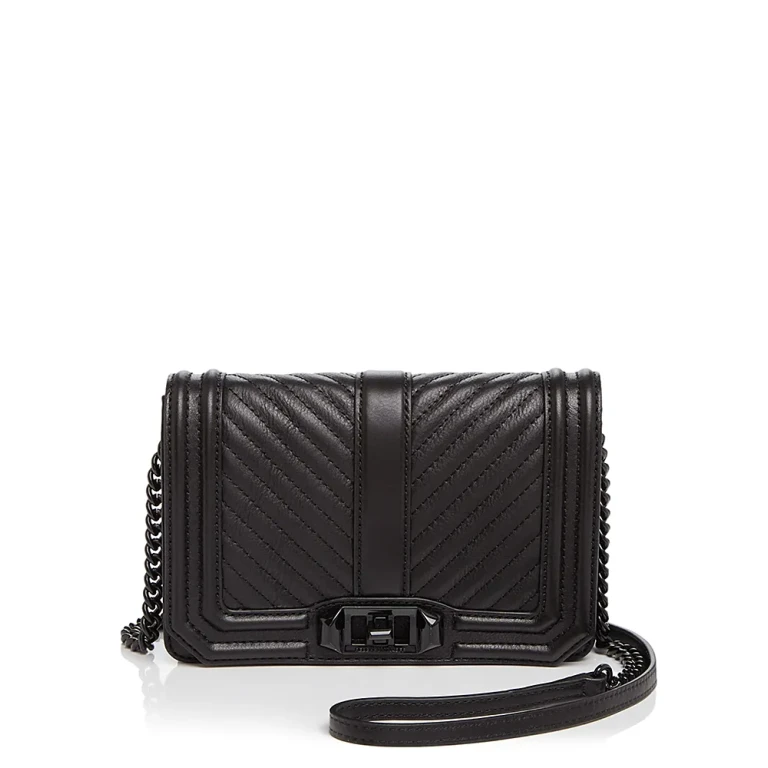 Rebecca Minkoff Love Chevron Quilt Small Leather Crossbody