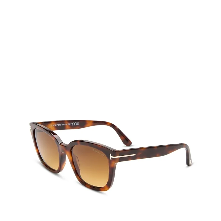 Tom Ford Square Sunglasses, 53mm