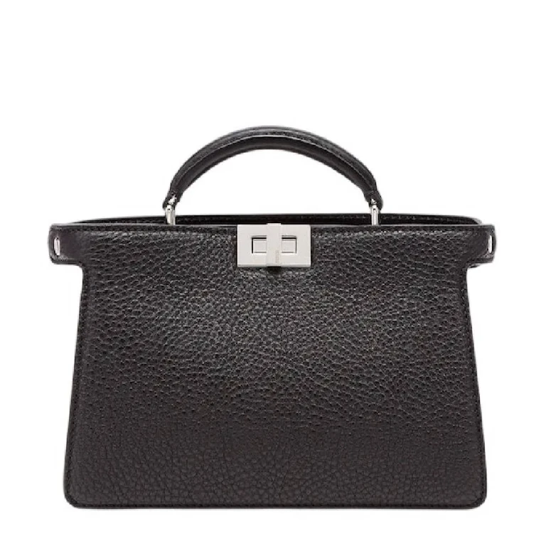 Fendi Peekaboo Leather Crossbody Bag