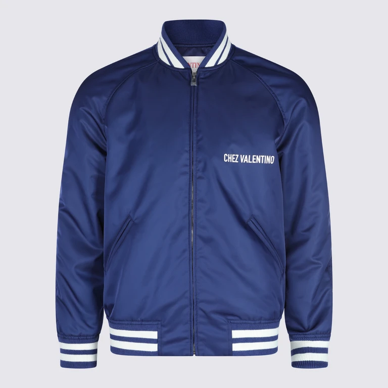 Valentino Jackets Blue _pa - Men