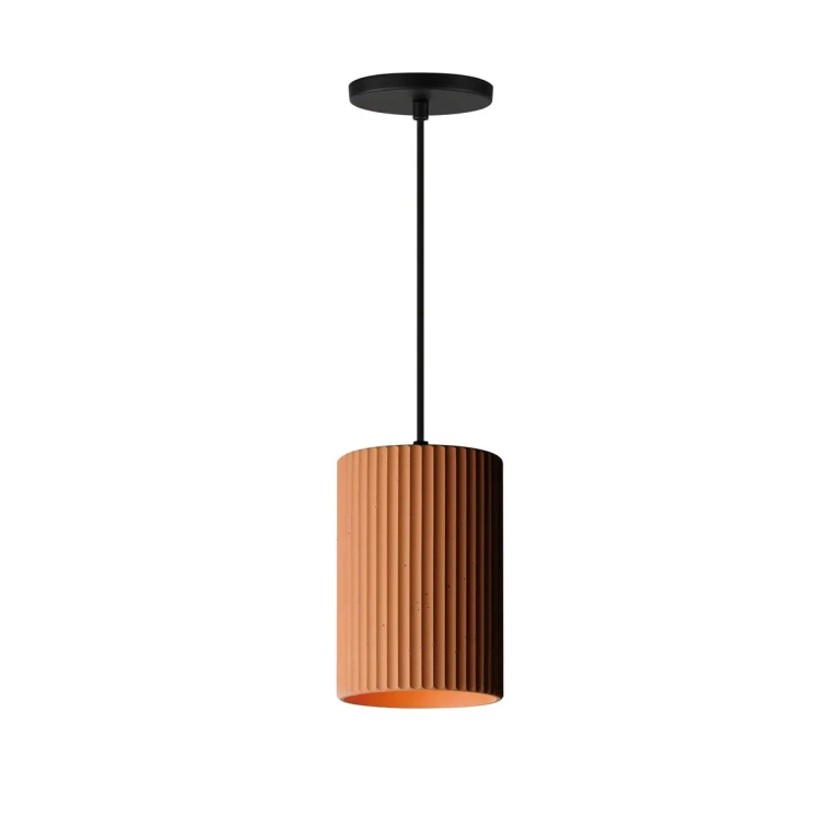 Terra Cotta LED Pendant from the Souffle Collection