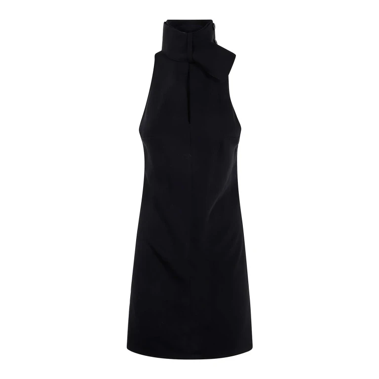 Courreges Robe Au Genou - Marron