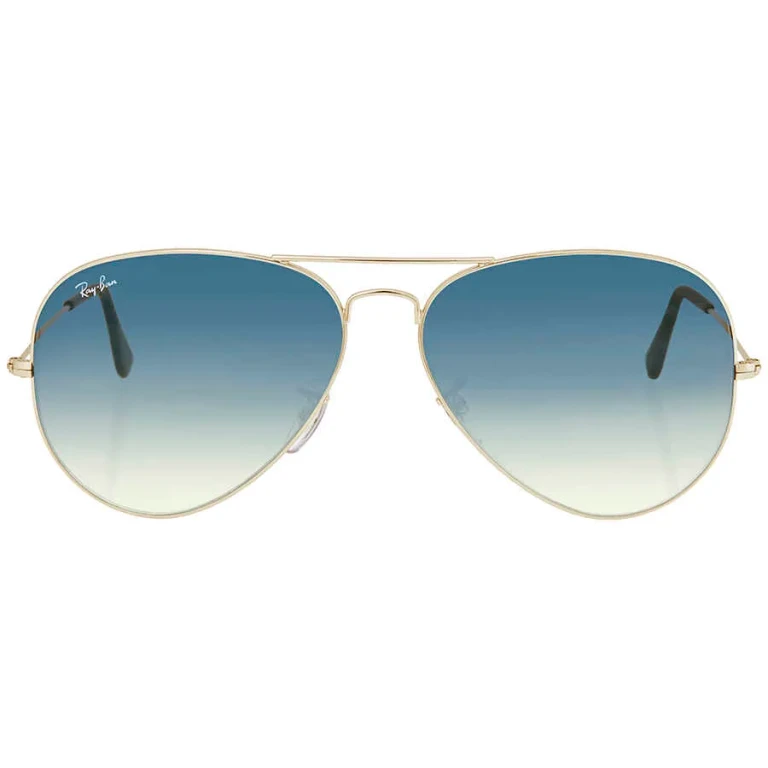 Ray Ban Aviator Gradient Light Blue Gradient Unisex Sunglasses RB3025 003/3F 62