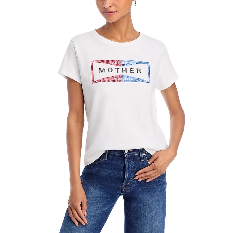 Mother The Boxy Goodie Goodie Graphic Tee