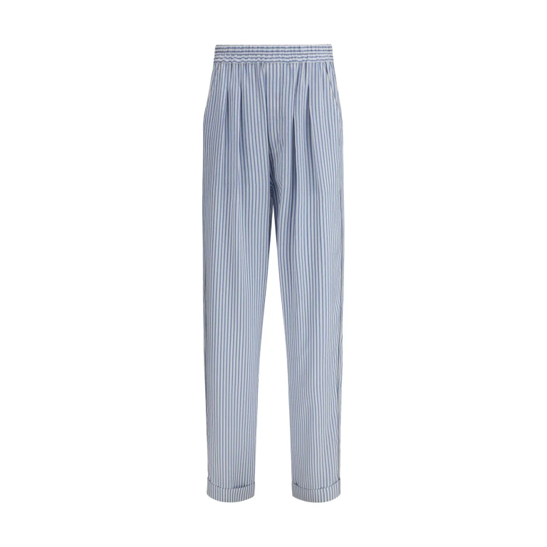 Tom Ford Striped Silk Pj Trousers