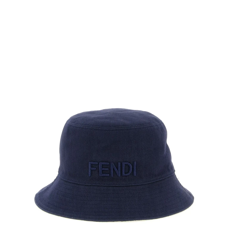 Fendi Reversible Denim Bucket Hat