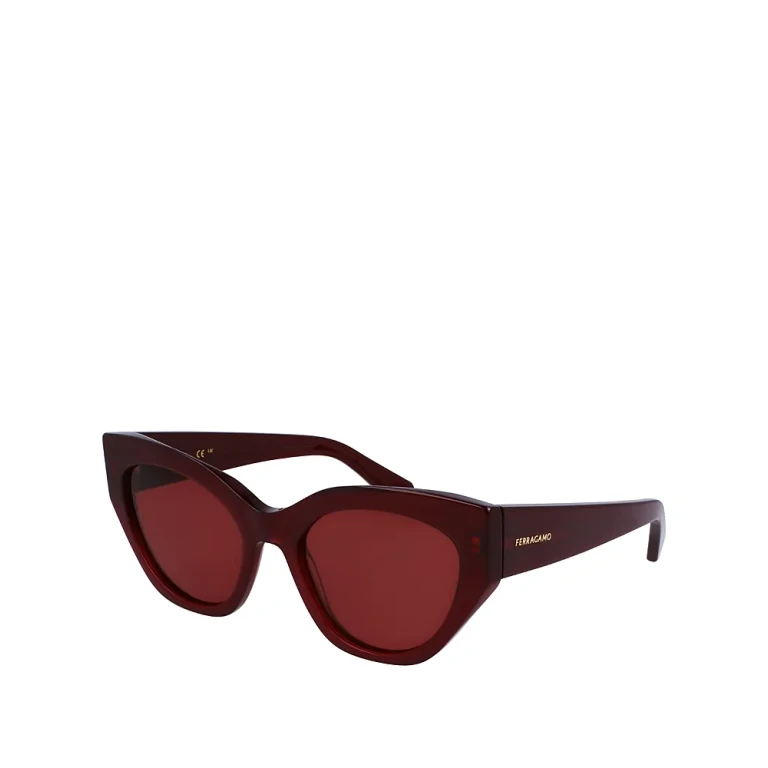 Ferragamo Classic Logo Geometric Cat Eyes, 55mm