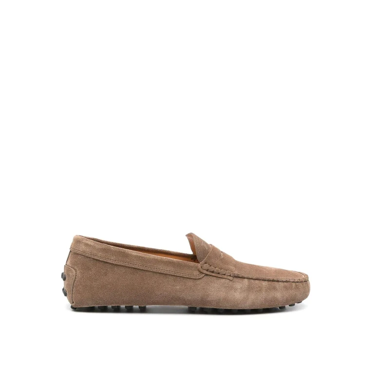 Tod's Light Walnut Leather Driving Moccasin