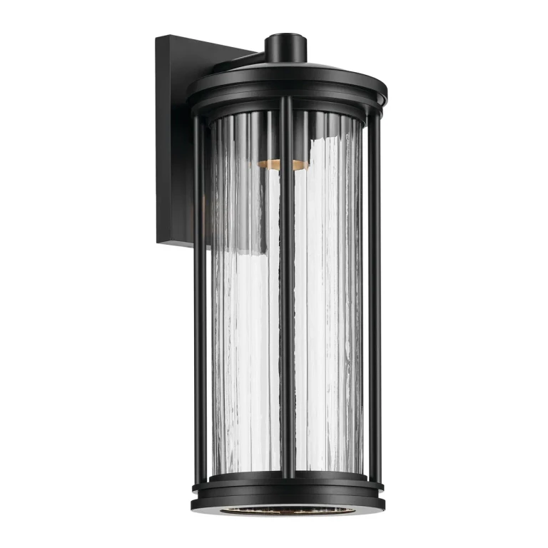 Black Outdoor Wall Mount from the Barras Collection