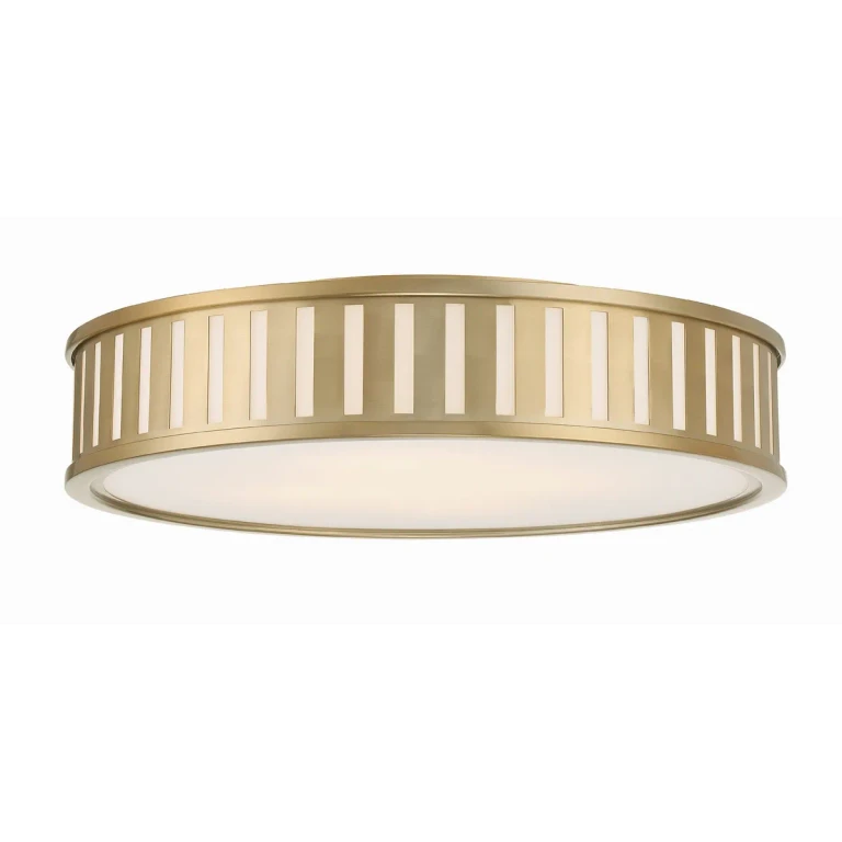 Kendal 4-Light Ceiling Mount in Vibrant Gold