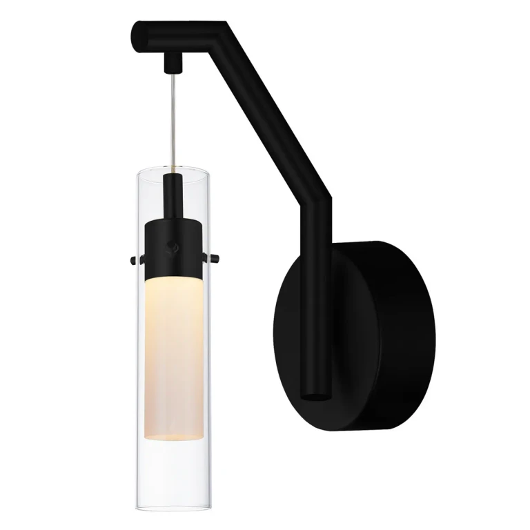 Black LED Wall Sconce from the Olinda Collection