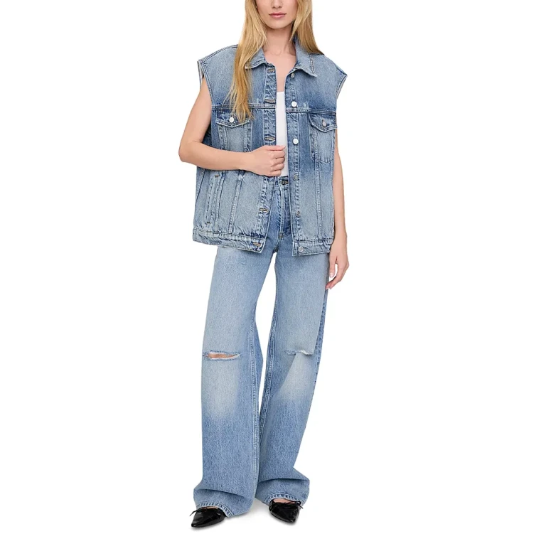 Anine Bing Rory Denim Vest