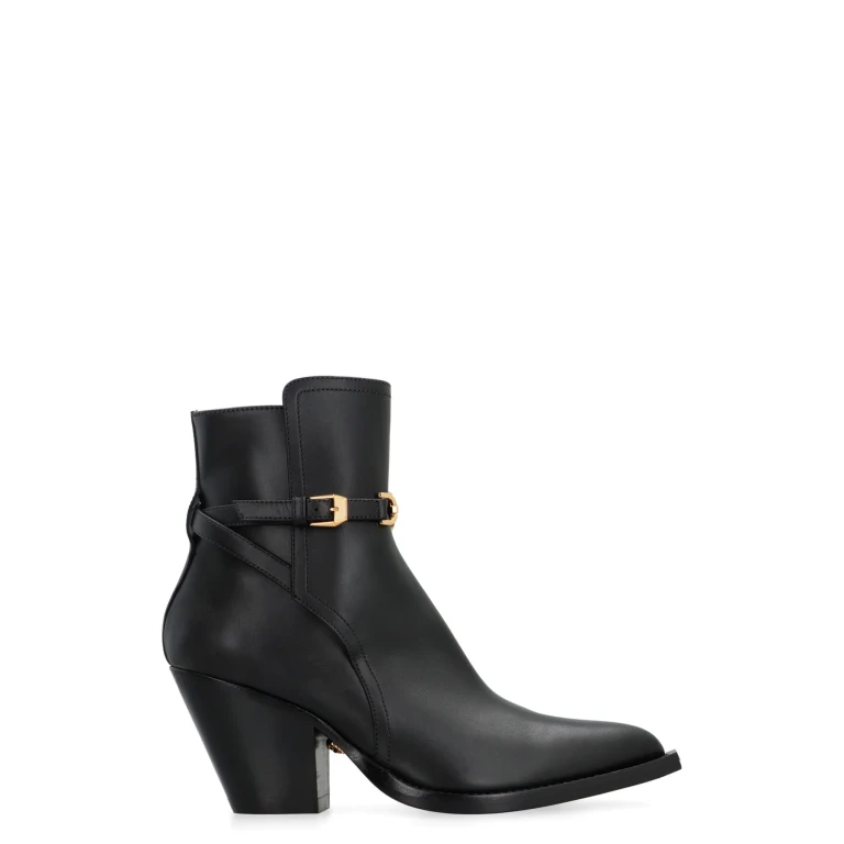 Balenciaga 皮革踝靴