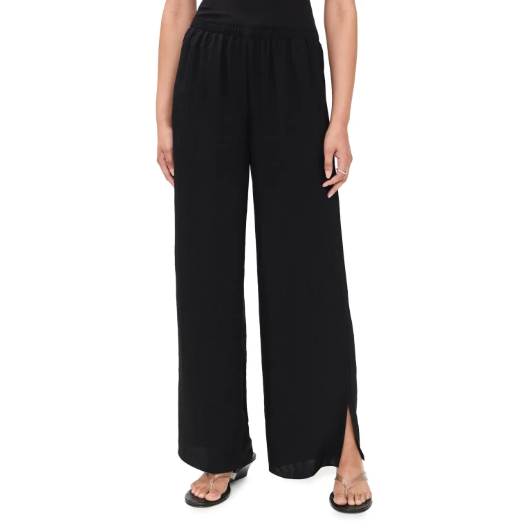 Pantaloni con spacco Theory Nero M