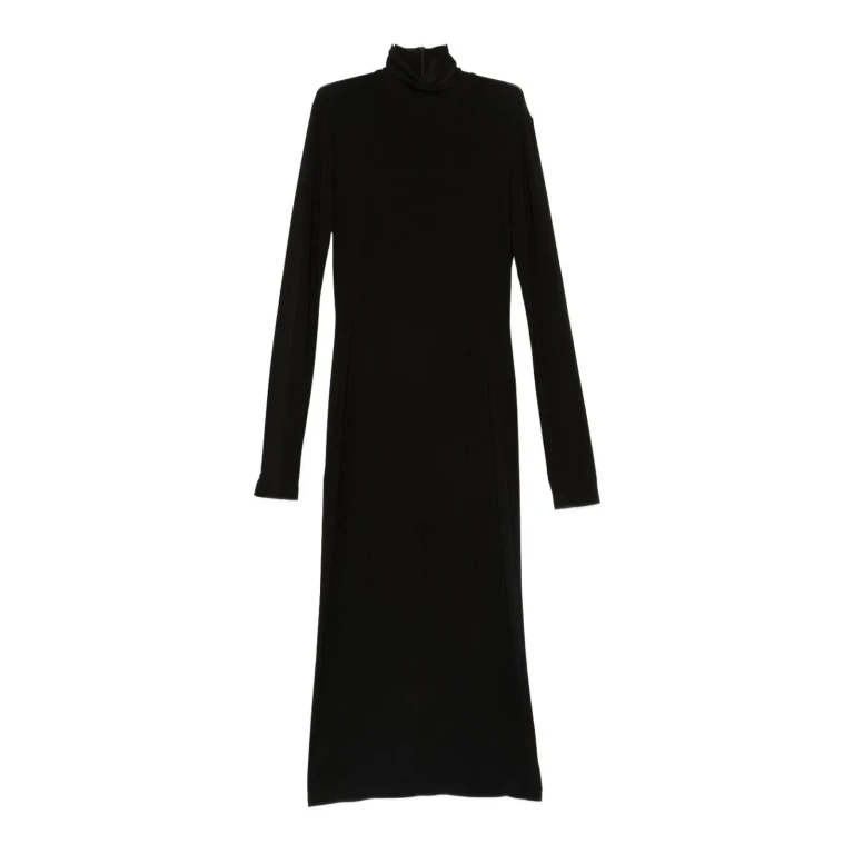 Norma Kamali Robe Au Genou - Noir