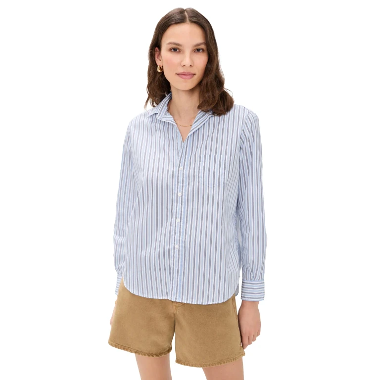 Frank & Eileen Relaxed Button-Up Shirt Kelly Green S