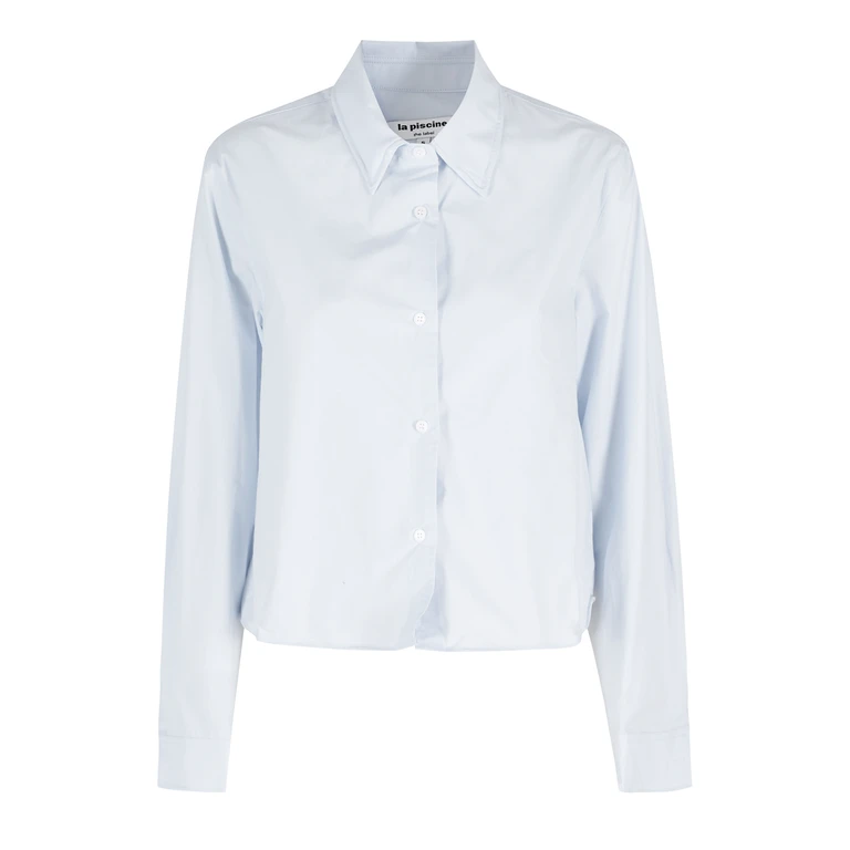 La Piscine Iron Shirt Blue Cotone Camicia - Women