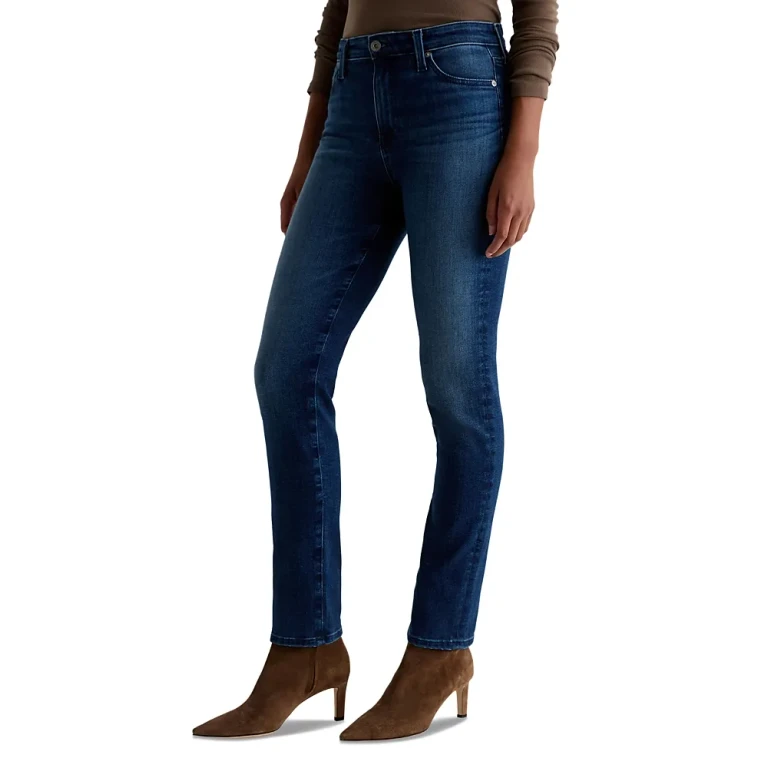 Ag Mari Mid Rise Slim Straight Leg Jeans in Epilogue