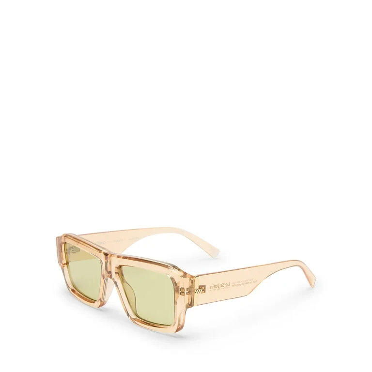 Le Specs Polygraph Rectangular Sunglasses, 55mm