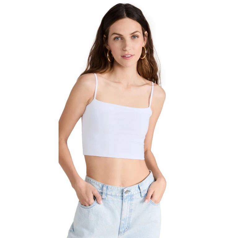 Susana Monaco Crop String Top Black XS