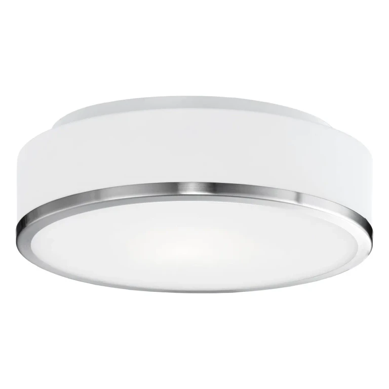 Brushed Nickel LED Flush Mount from the Charlie Collection