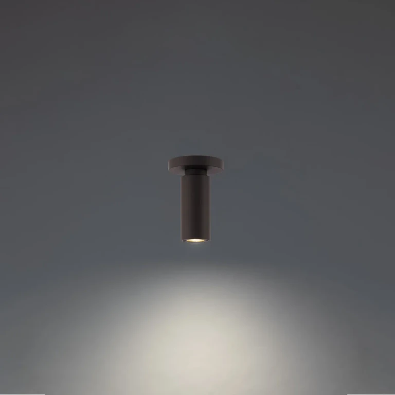 Bronze LED Outdoor Flush Mount from the Caliber Collection