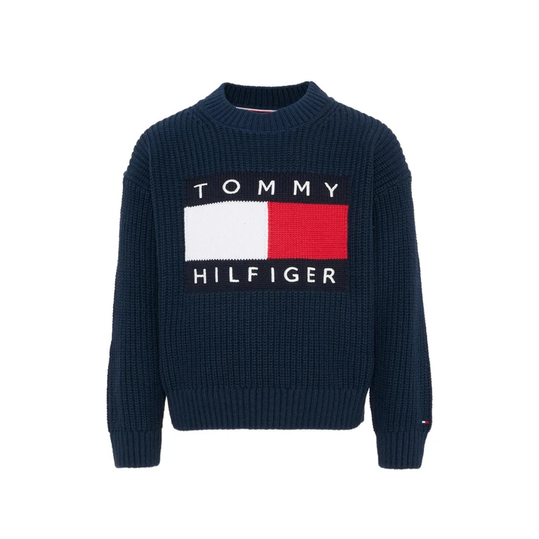 Tommy Hilfiger Kids Heritage Flag Sweater Blue Maglia - Kids