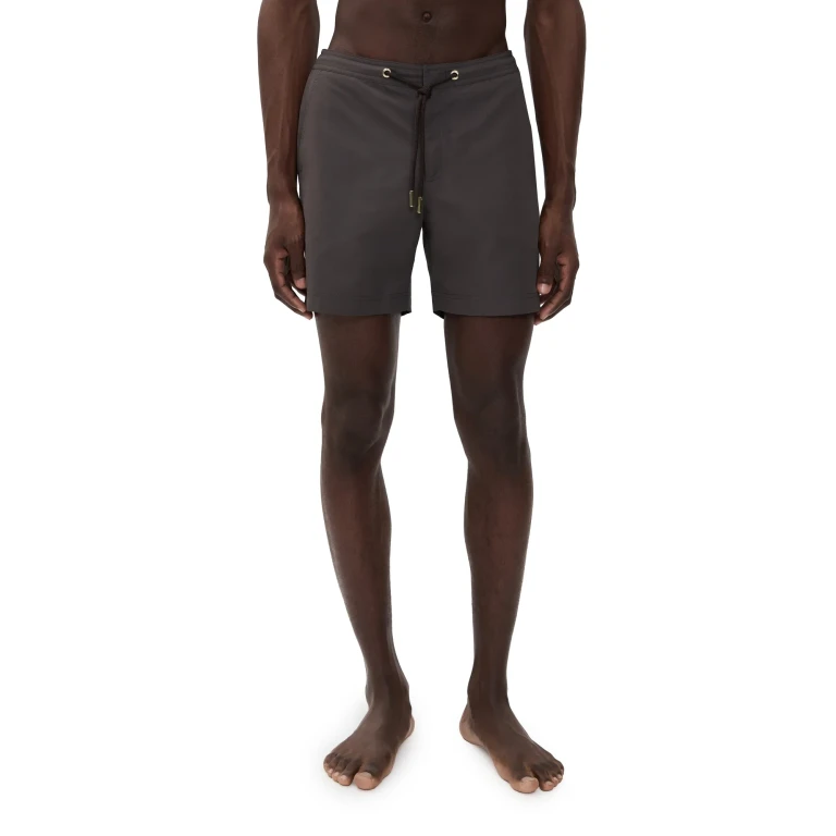 Orlebar Brown Bulldog Drawcord Swim Trunks Morel Brown 36