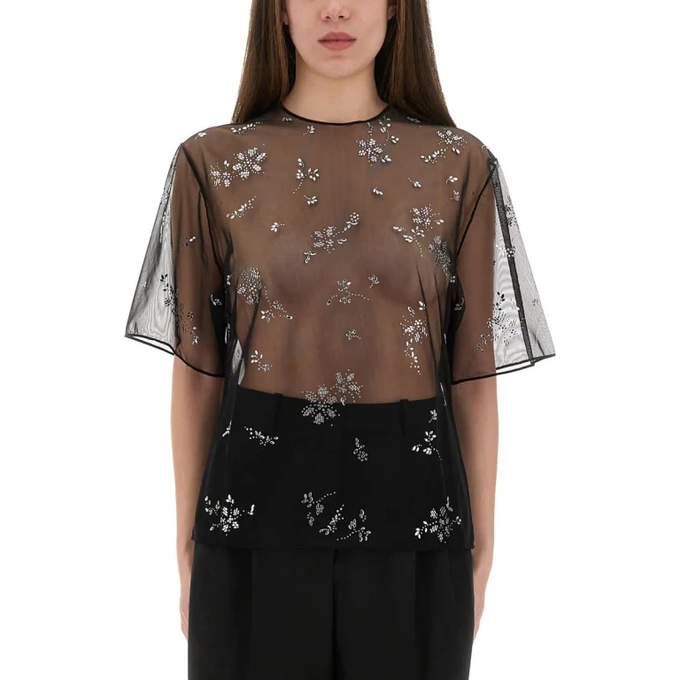 Paco Rabanne Transparent Top With Applications