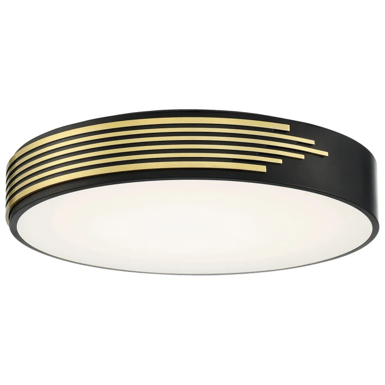 Black LED Flush Mount from the Maestro Collection